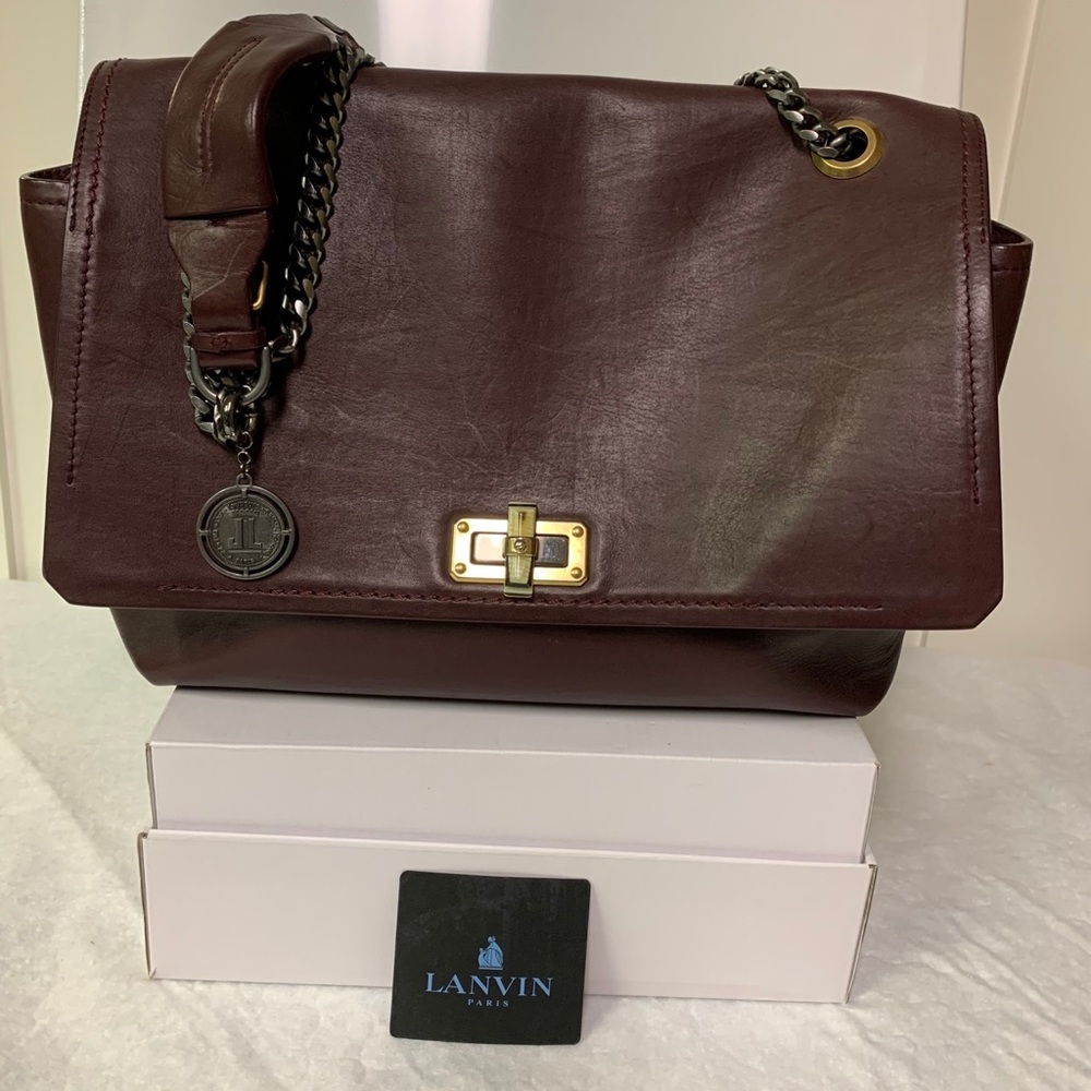 Authentic Lanvin large happy bag.